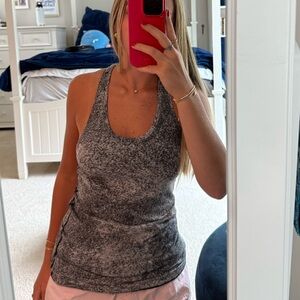 Lululemon Athletica Black and Gray Tank Top